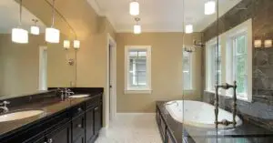 Where to Hang Pendant Lights in Bathroom?
