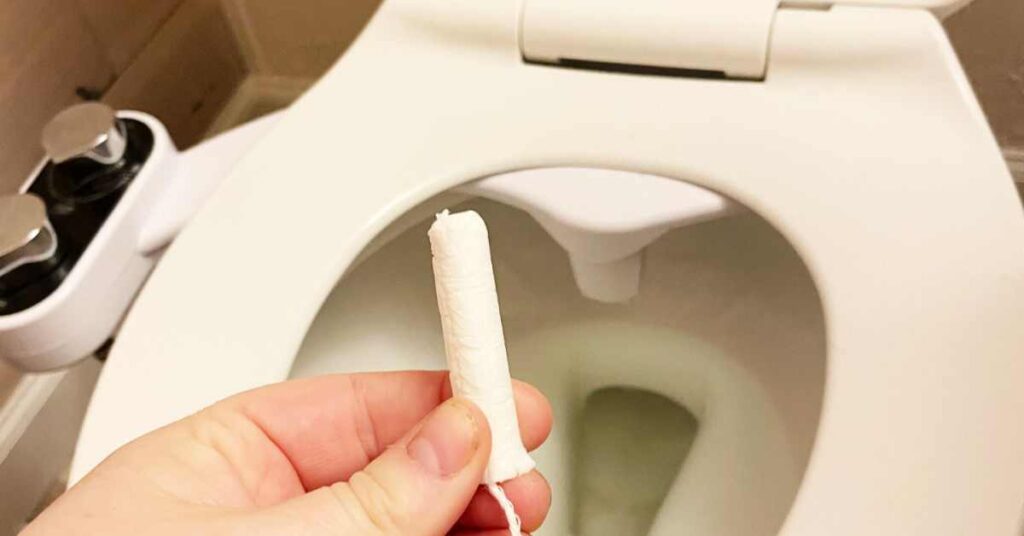 I Accidentally Flushed a Tampon Down the Toilet How Bathroom