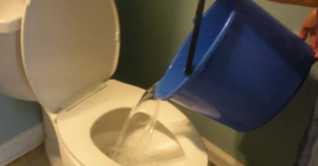 Can You Flush Poop With a Bucket of Water? (Explained)